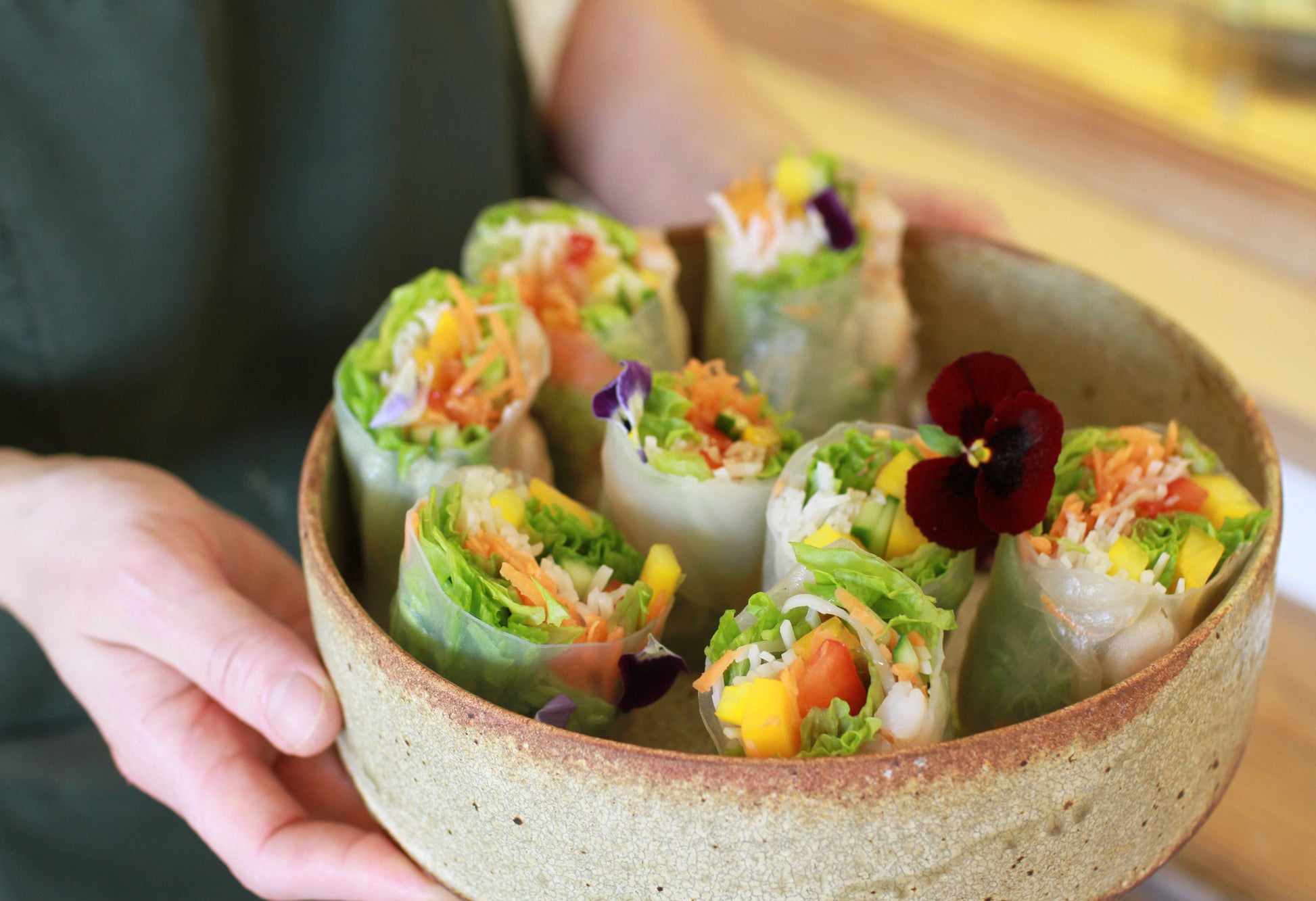 Shrimp Veggie Bouquets / 蔬菜米卷