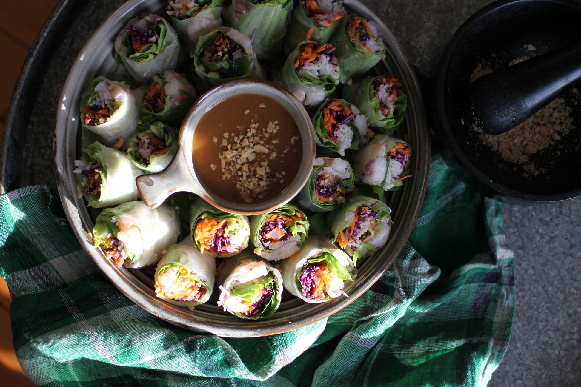 Shrimp Veggie Bouquets / 蔬菜米卷